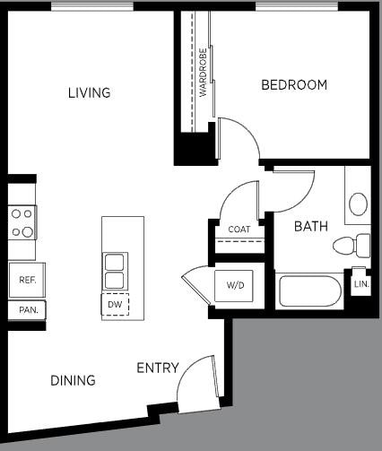 Floor Plan - A1E-E