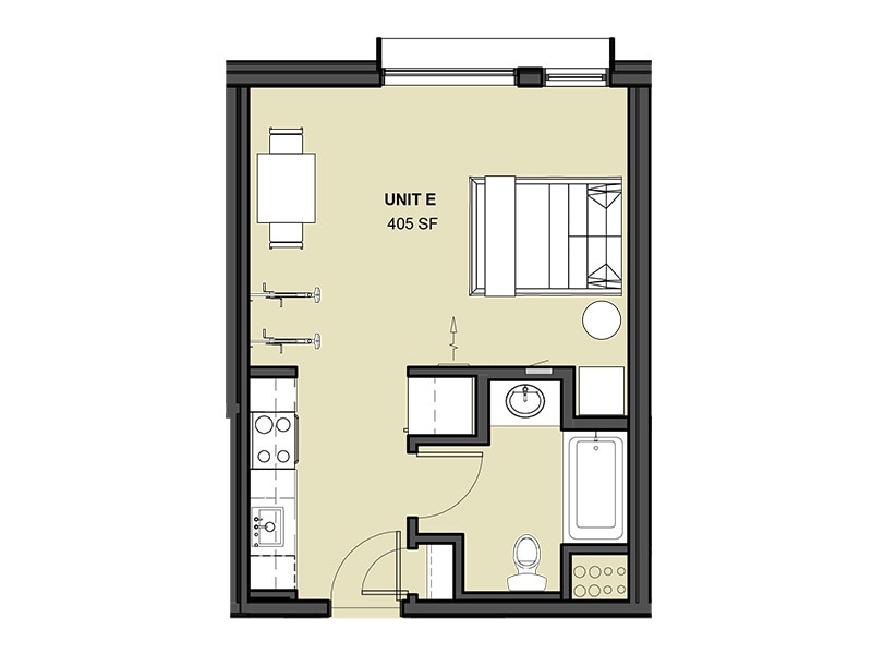 Floor Plan - Unit E