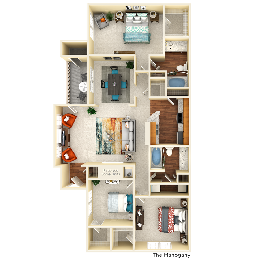 Floor Plan - C2 Mahogany
