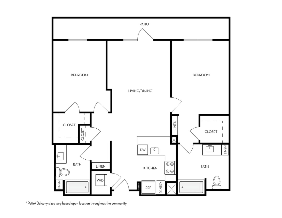 Floor Plan - 2x2d