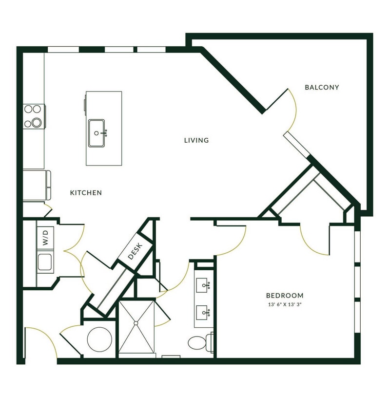 A1Q floor plan The Hartley at Blue Hill - A1Q