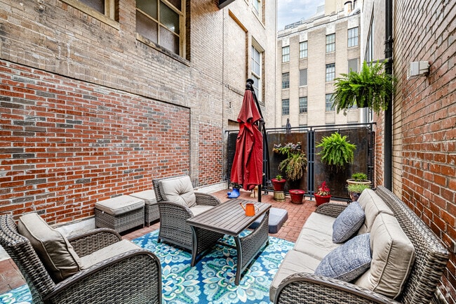 Patio - The Edison Apartments