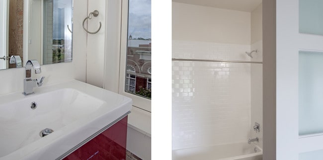 The America Bldg Bath - Hub City Lofts