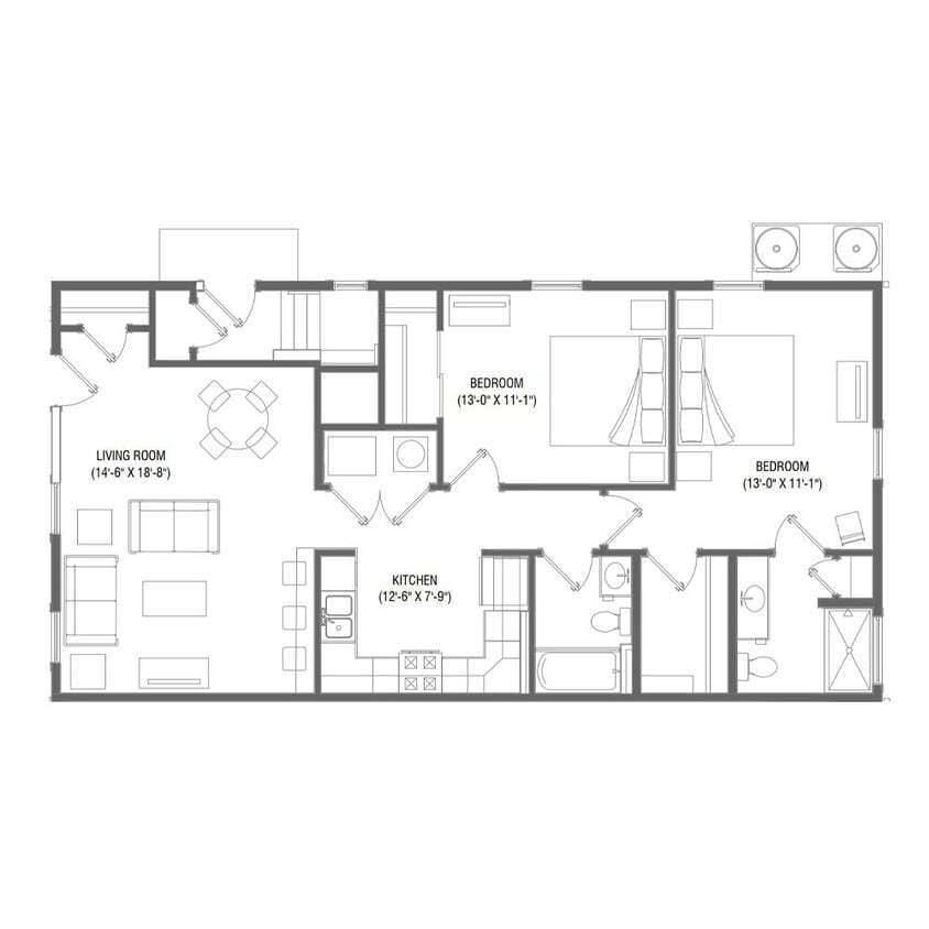 Floor Plan - C1, Meigs
