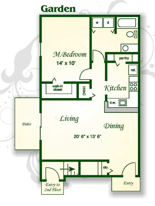 Floor Plan - The Azalea Garden