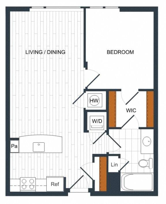 Floor Plan - 1E
