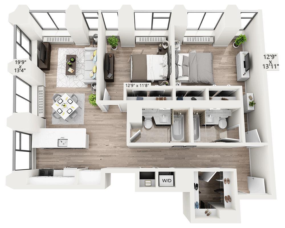 Floor Plan - Two Bedroom A