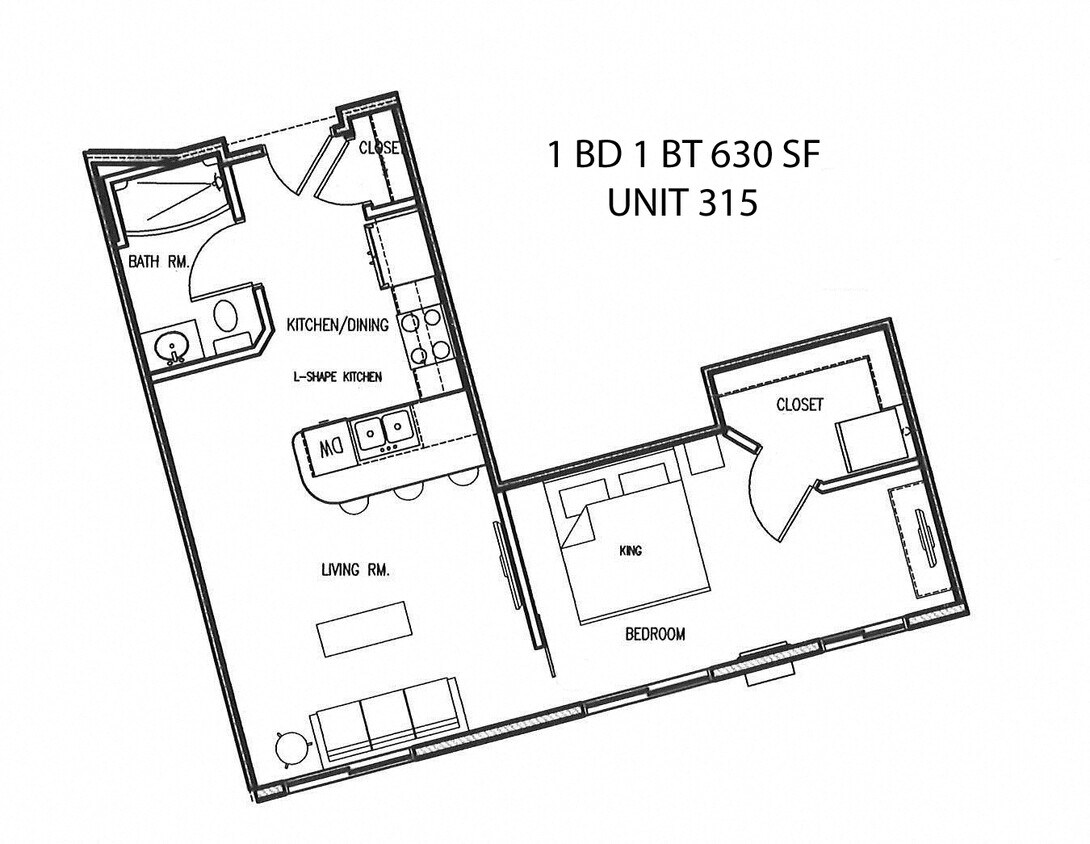 Floor Plan - Studio