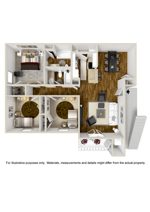 Floor Plan - Three Bedroom