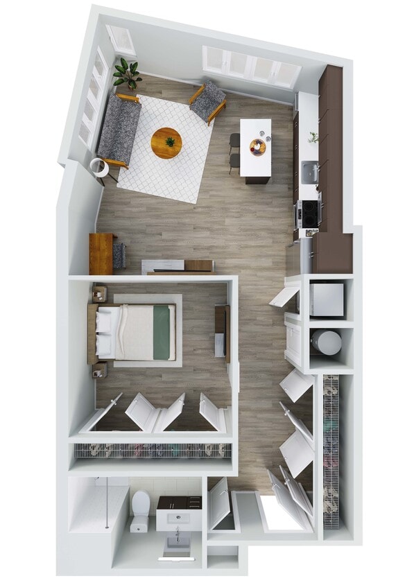 Fleet - Fleet: 1 Bedroom Apartment