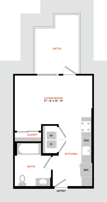Floor Plan - Studio B
