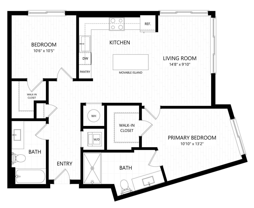 Floor Plan - B2.1-2X2