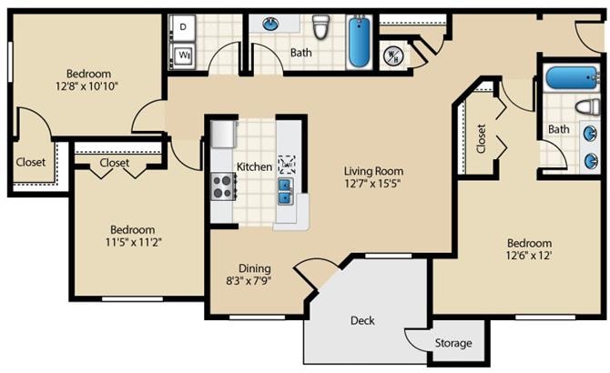 Floor Plan - Cottonwood
