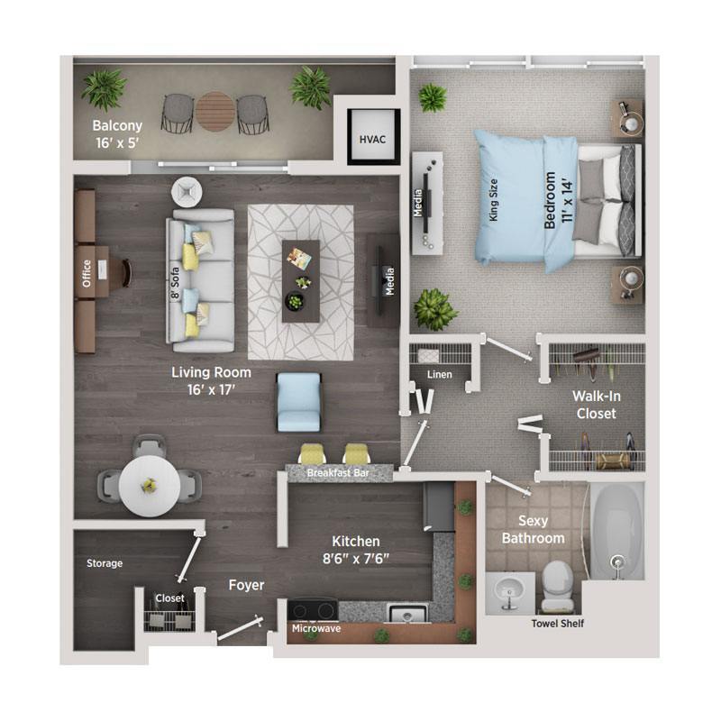 Floor Plan - A2p - Premium