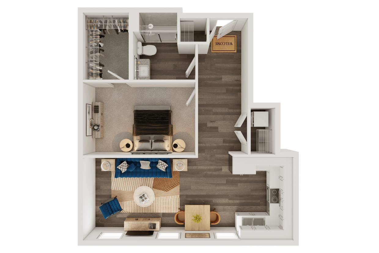 Floor Plan - A13 - SECOND AVE