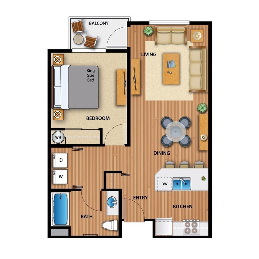 Floor Plan - Pinot (Fully Furnished)