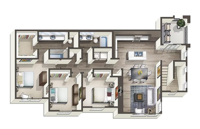 Floor Plan - Donner