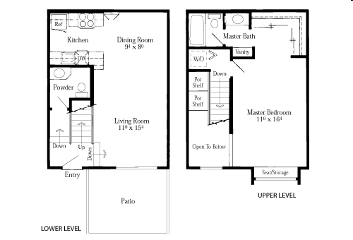 1BR/1.5BA - Aspen