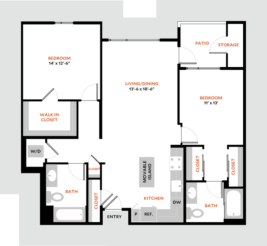 Floor Plan - Plan 2B
