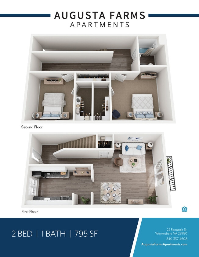 Floor Plan - 2 Bed
