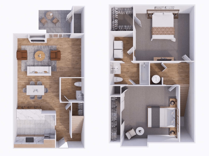 Floor Plan - Metropolitan Townhome
