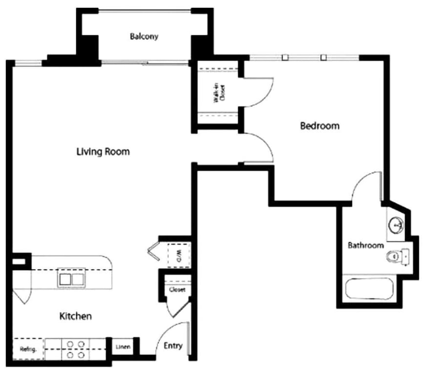 Floor Plan - Broadway K