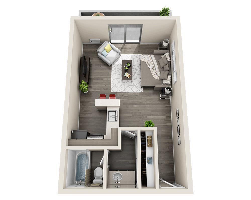 Floor Plan - Harbor (E1B-N)