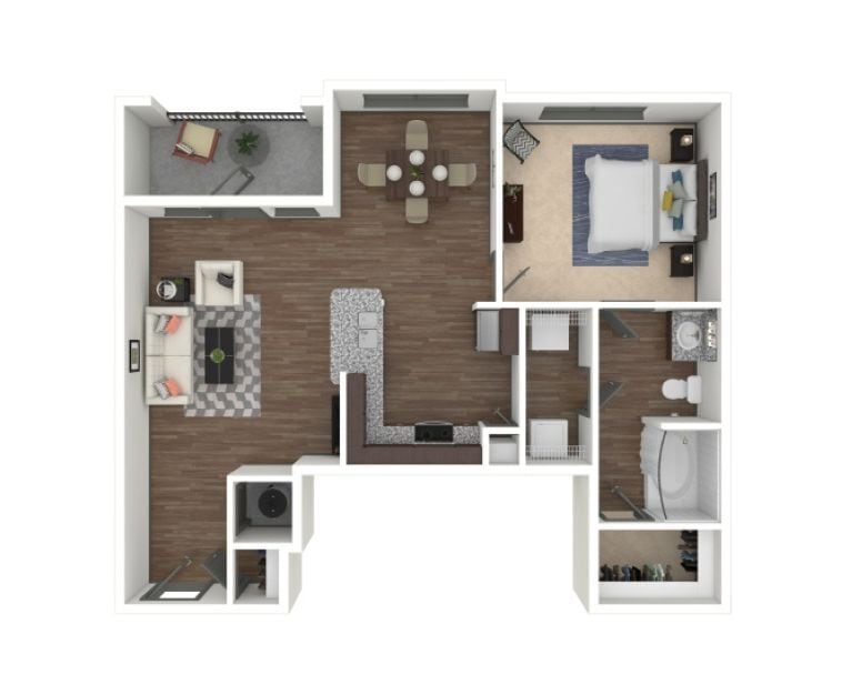 1 Bed/1 Bath - 1 Bed/1 Bath