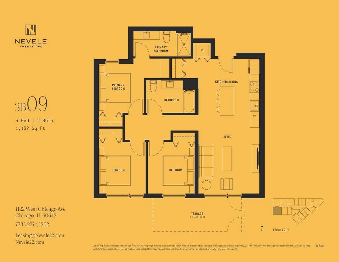 Floor Plan - 3B09