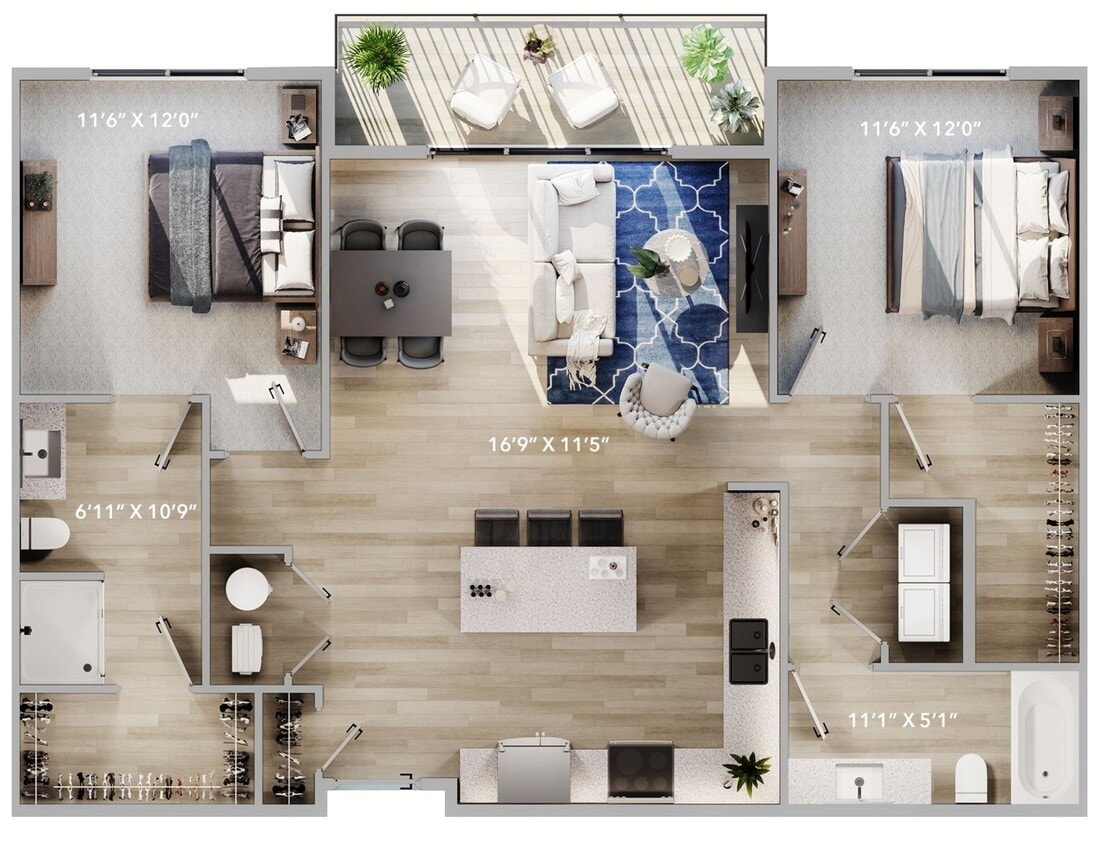 Floor Plan - Leeward
