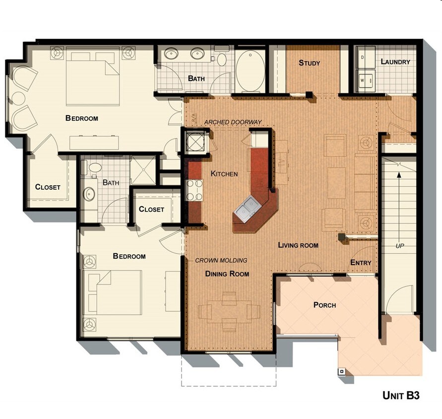 2BR/2BA - B3