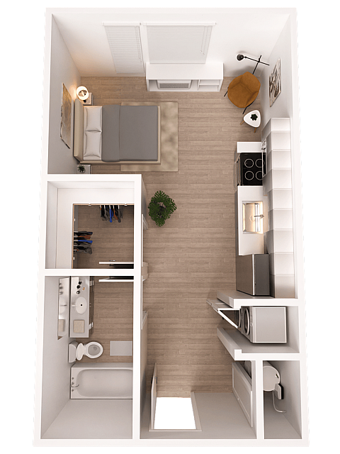 Fluorescent - Studio - Floorplan - The Fluorescent