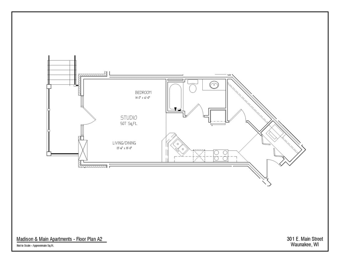 Floor Plan - Studio A2