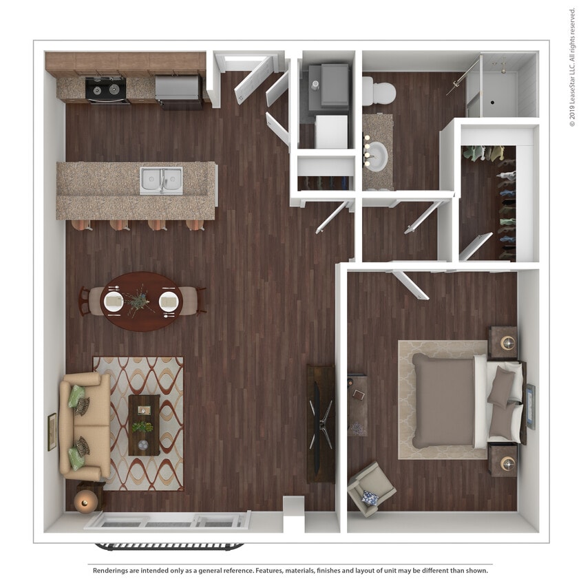 Vienna: Beds - 1: Baths - 1: SqFt Range - 771 to 771 - Vienna