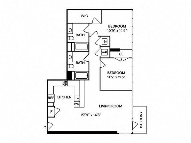Floor Plan - B3 732