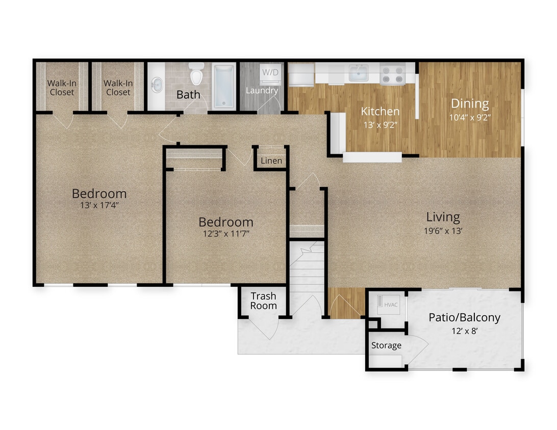 Riviera I - 2 Bedroom/1 Bath - 2 Bed x 1 Bath - Riviera I