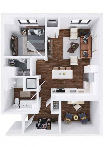 Floor Plan - Willamette (BLDG I)