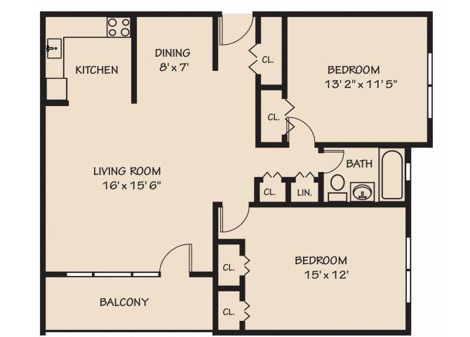 Floor Plan - THE CAMBRIDGE