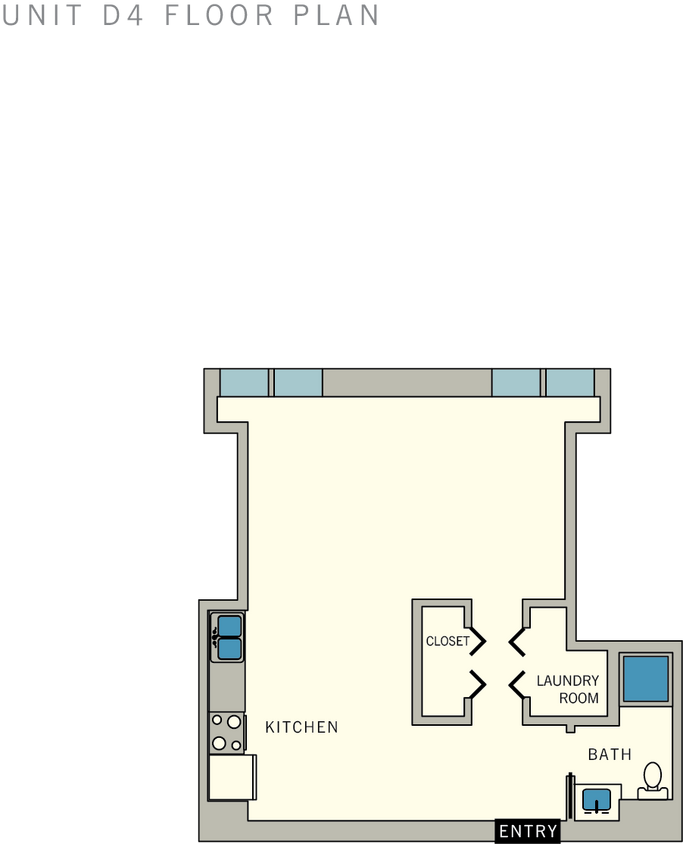 Floor Plan - D4 - Studio