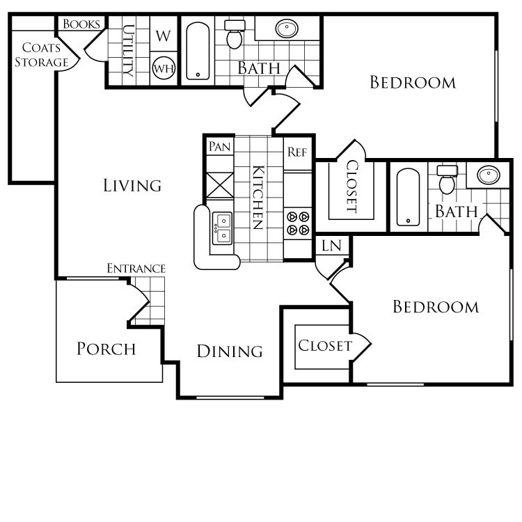 Floor Plan - Plan D1U