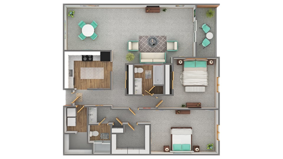 Floor Plan - The Tamarack