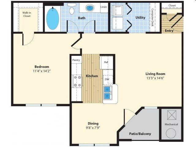 The Graham - One Bedroom A