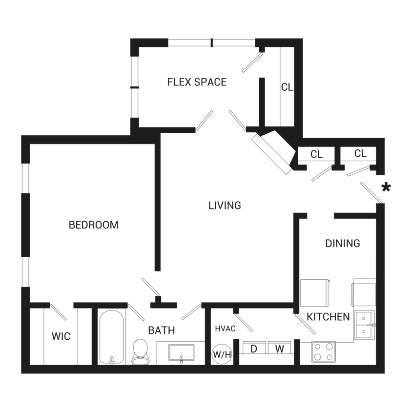 Floor Plan - The Hilton