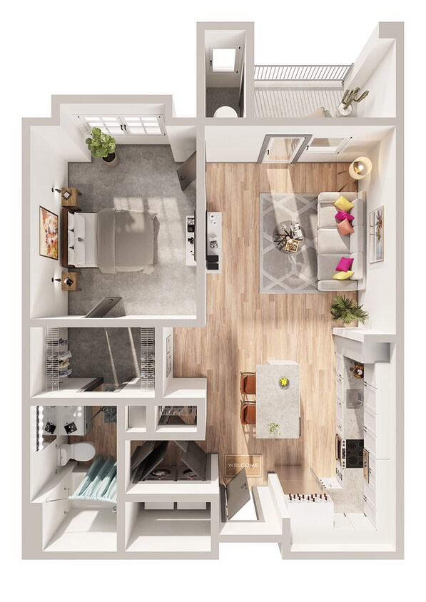 Wesley Village - A2 Floor Plan - A2