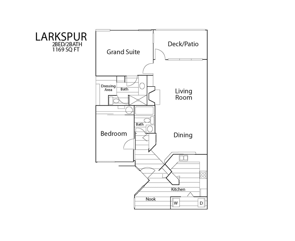 Floor Plan - 2 Bedroom C1
