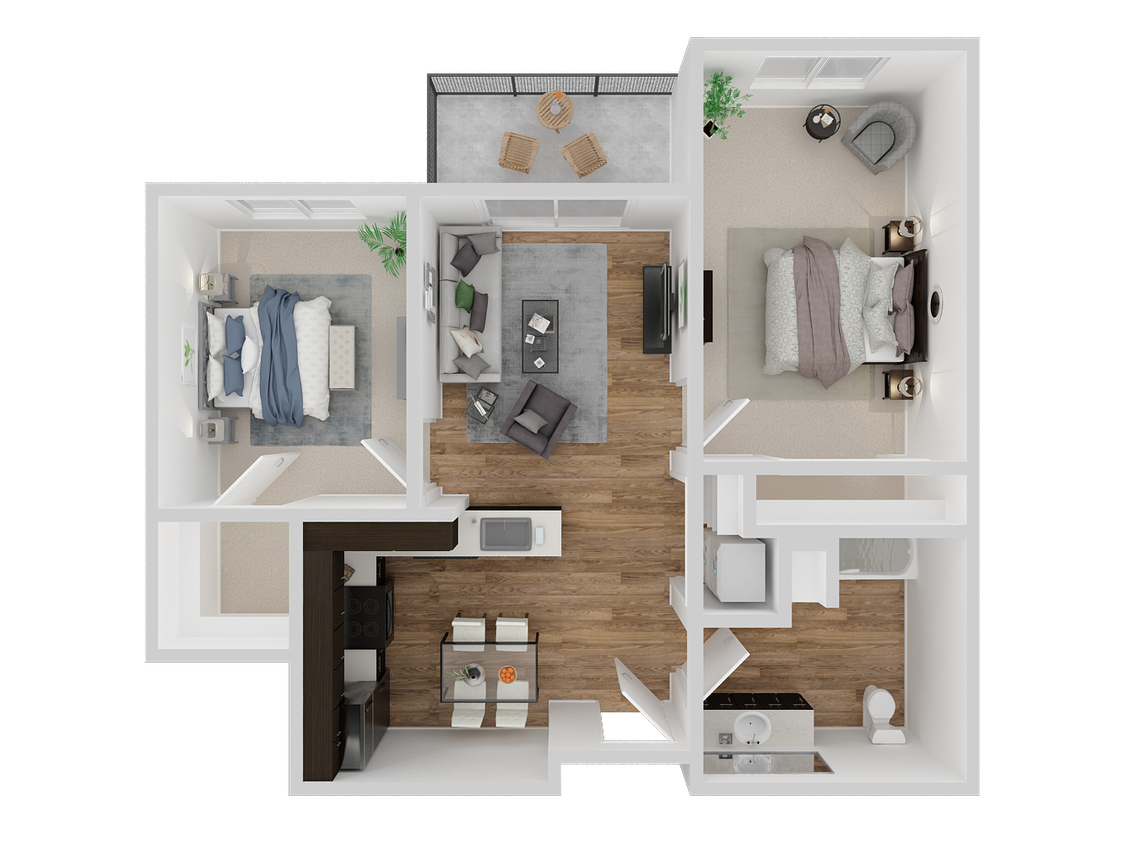 Floor Plan - 2x1 | Age 55+