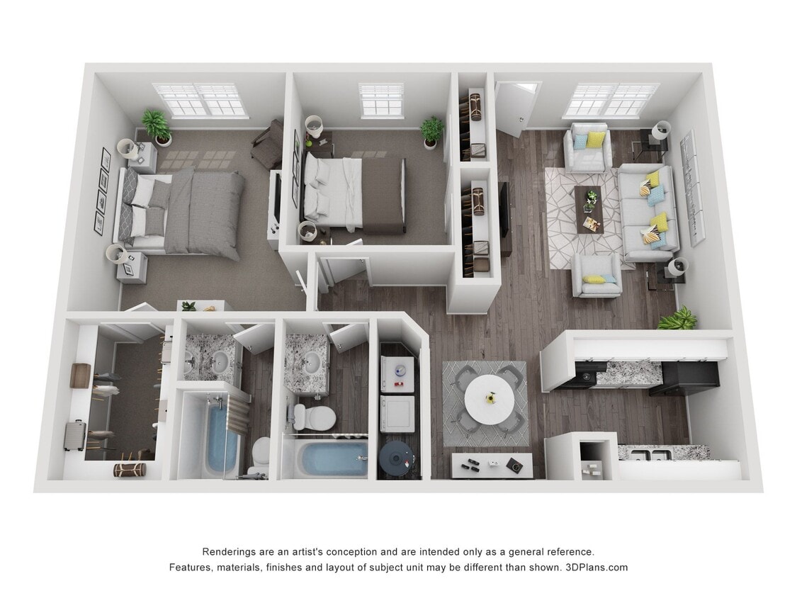 Floor Plan - B7 - Lilac