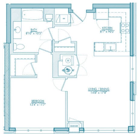 1-A4 floor plan Estuary - 1-A4