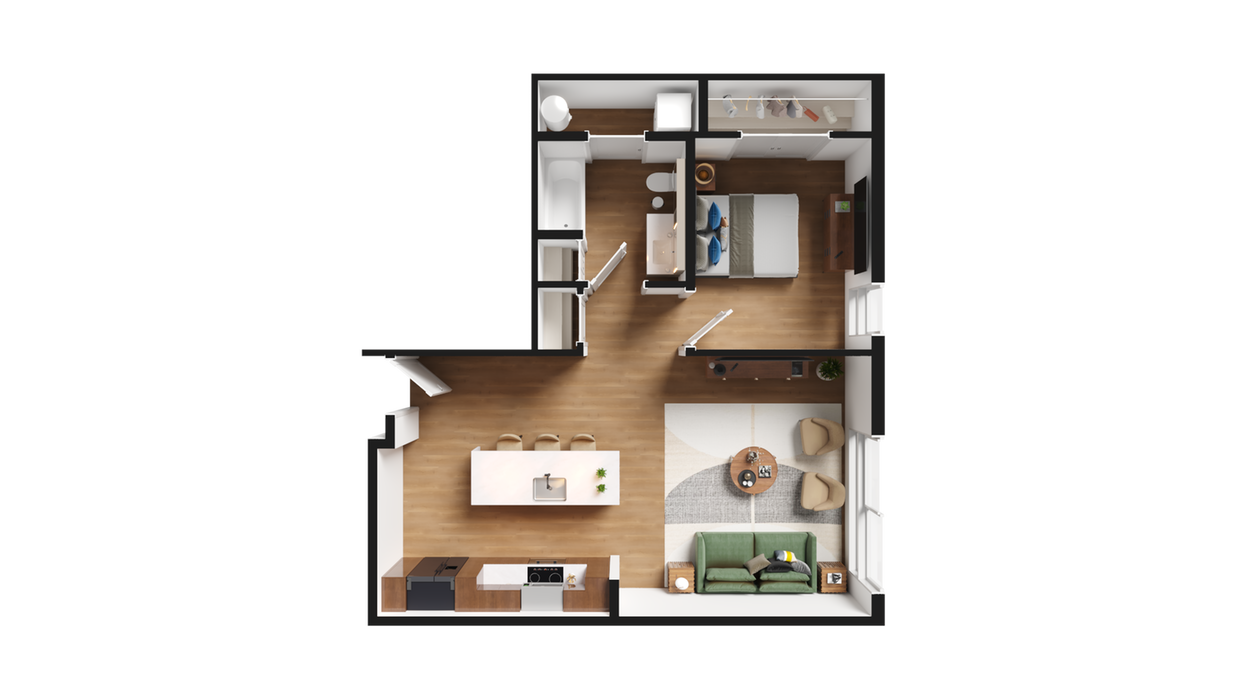 Astrie 1BR - F - 1BR-F