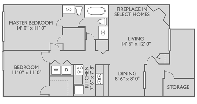Floor Plan - Renovated Modena